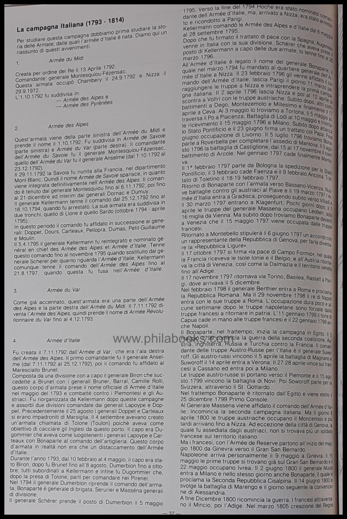 Vollmeier, P., Storia postale del Regno die Sardegna dalle origini ...