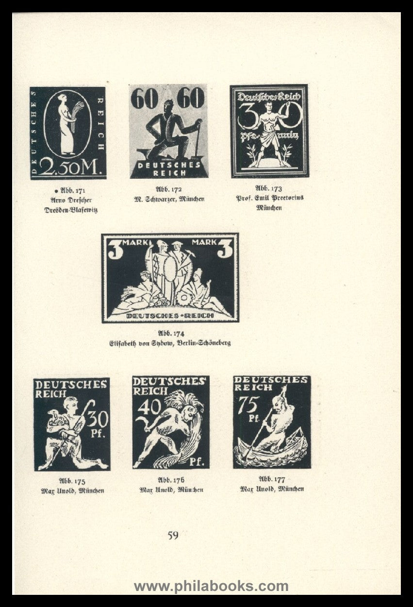Reichspostministerium (ed.), The stamp as a work of art, result ...