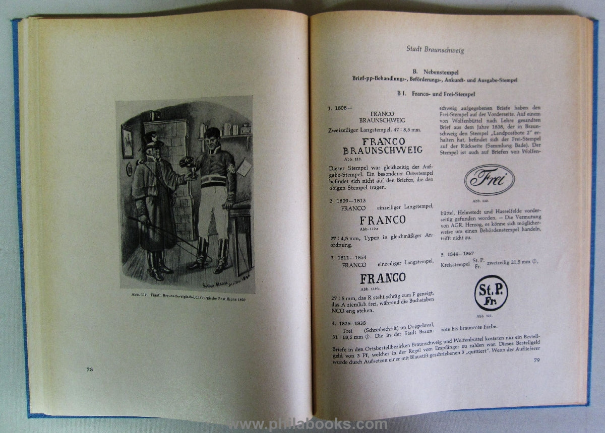 Bade, H., 333 years of the Braunschweigische Post 1535-1867, 1960, handbook ...