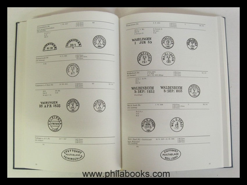 Brühl/Thoma, Handbook of Württemberg Philately, Volume II/2, Kreu ...