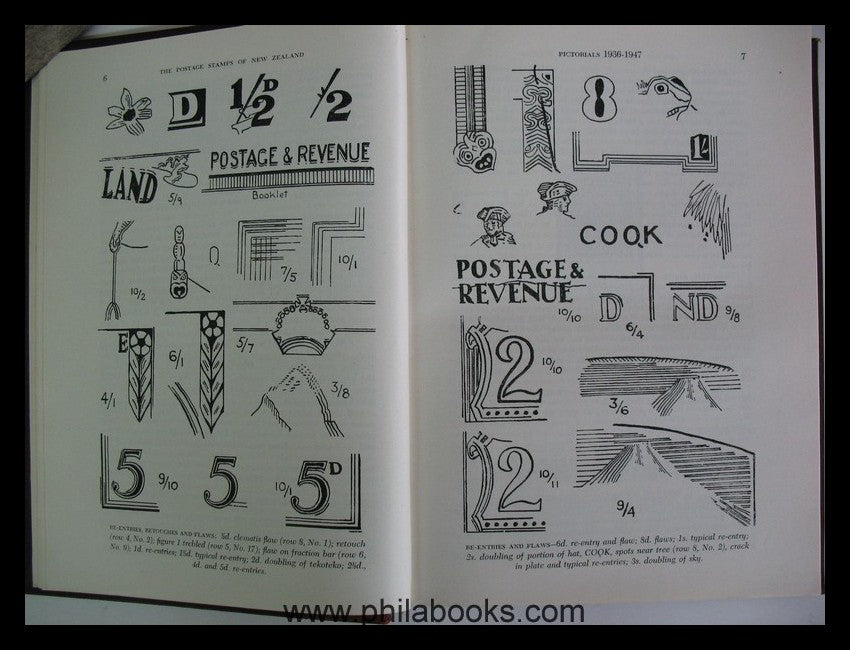 Collins/Watts, The Postage Stamps of New Zealand, Vol. II, 1950, B...