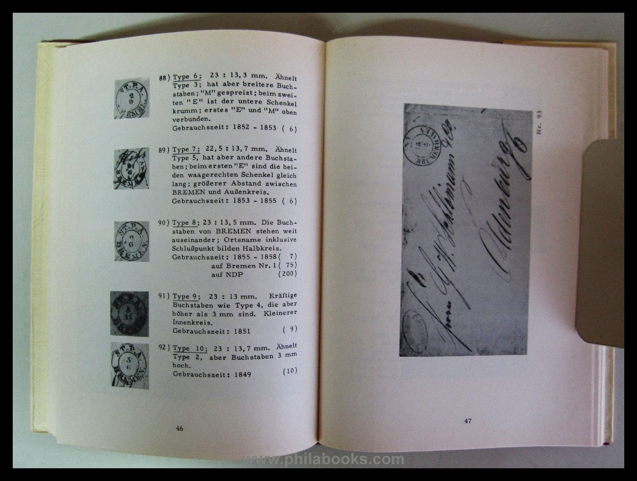 Knauer/Salm, Bremen-Stempel-Handbuch, von den Anfängen bis 1867, 1 ...