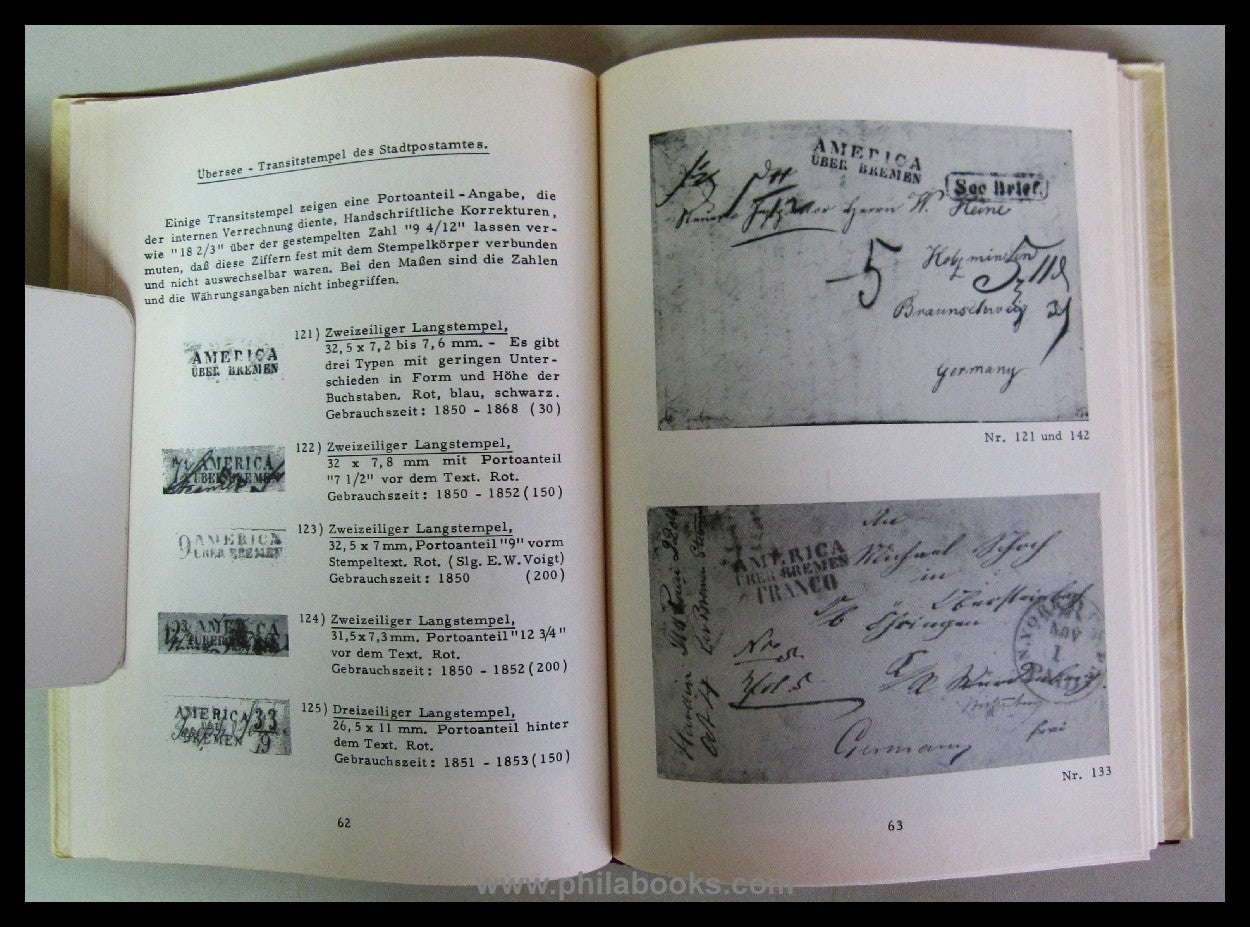 Knauer/Salm, Bremen-Stempel-Handbuch, von den Anfängen bis 1867, 1 ...