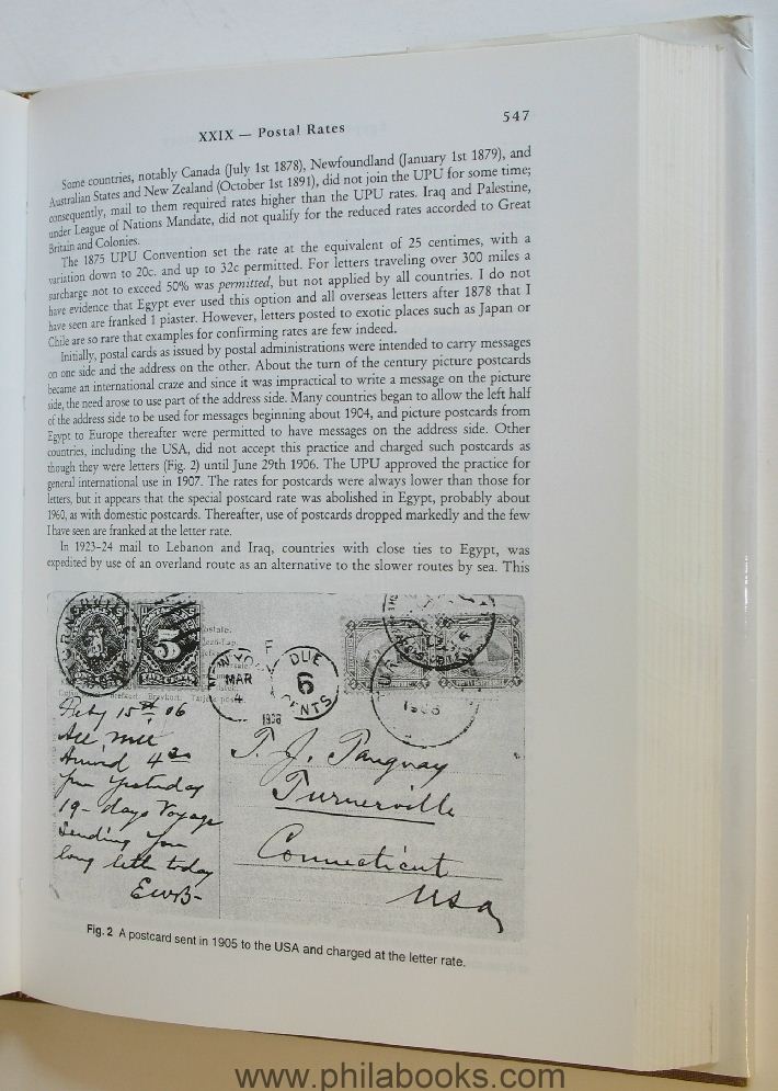 Smith, Peter AS, Egypt Stamps &amp; Postal History, 1999, the great...