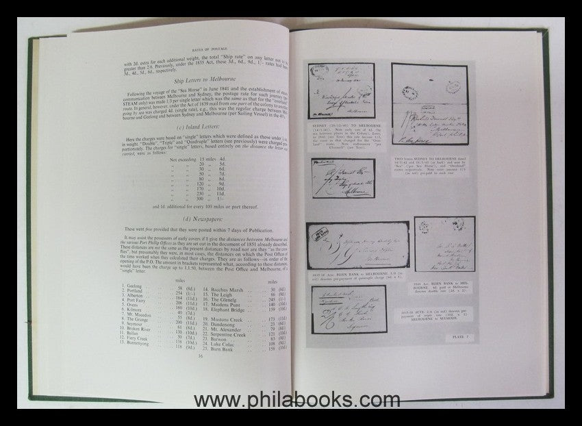 Purves, J.R.W., The Postal History of the Port Phillip District 18 ...