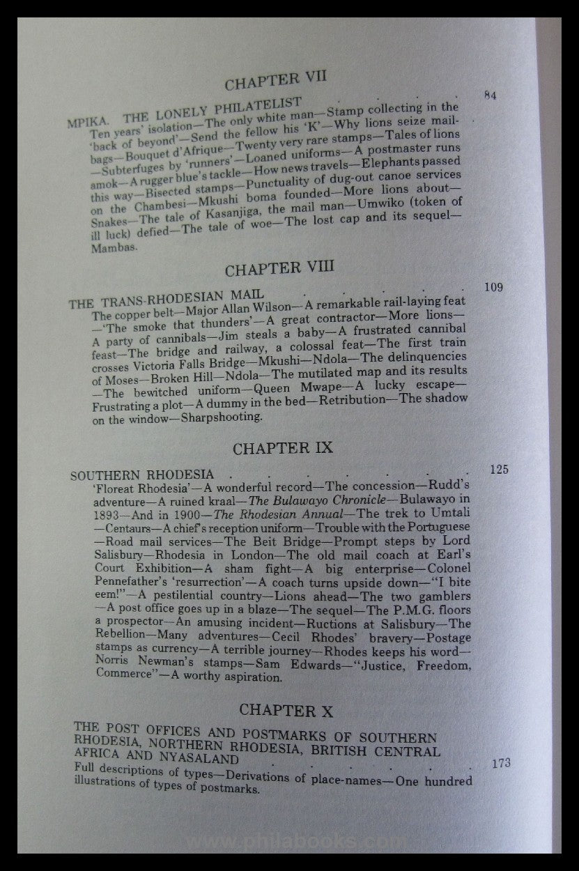 Then, HC, The Romance of the Posts of Rhodesia-British Central A...