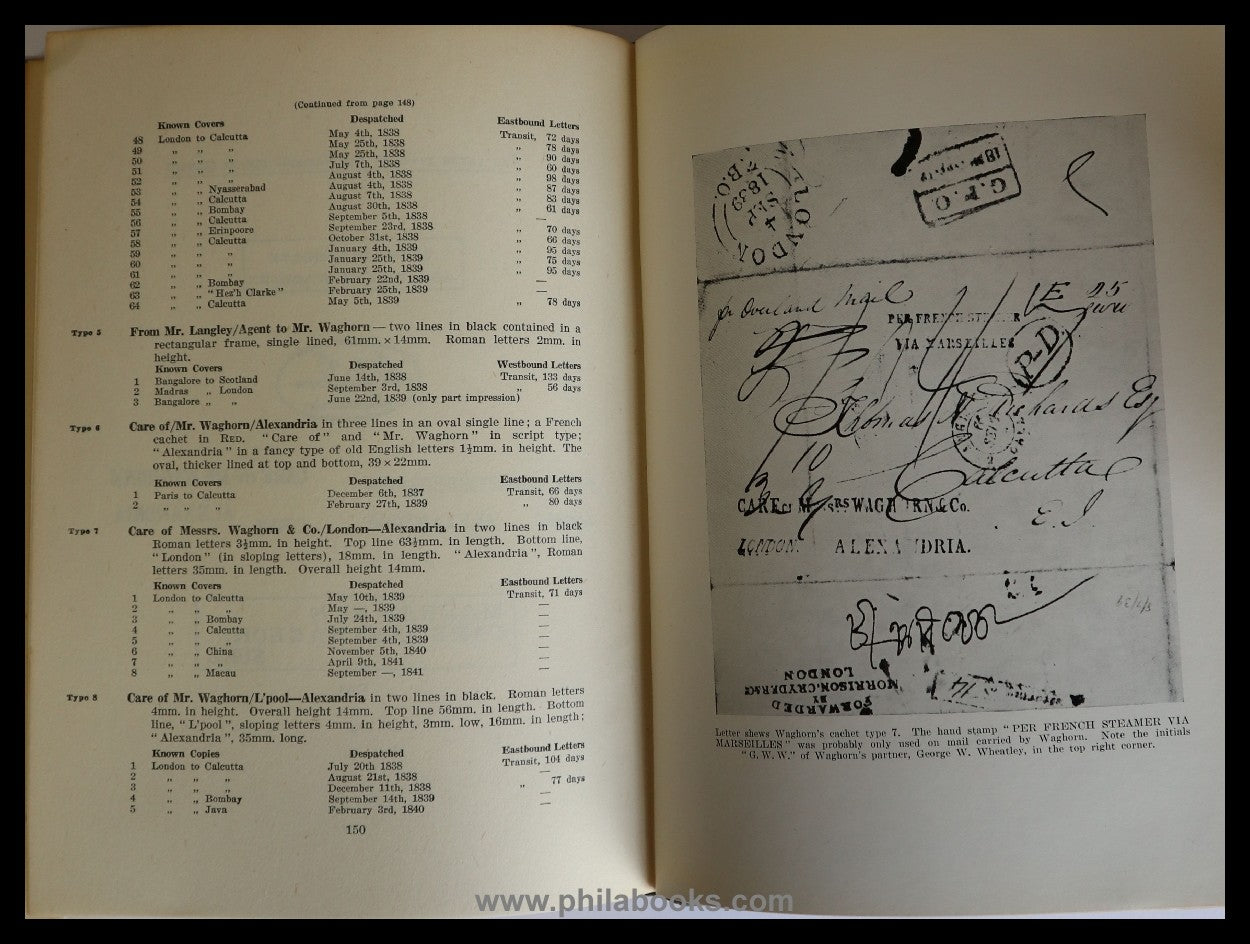 Sidebottom, JK, The Overland Mail, A Postal Historical Study of ...