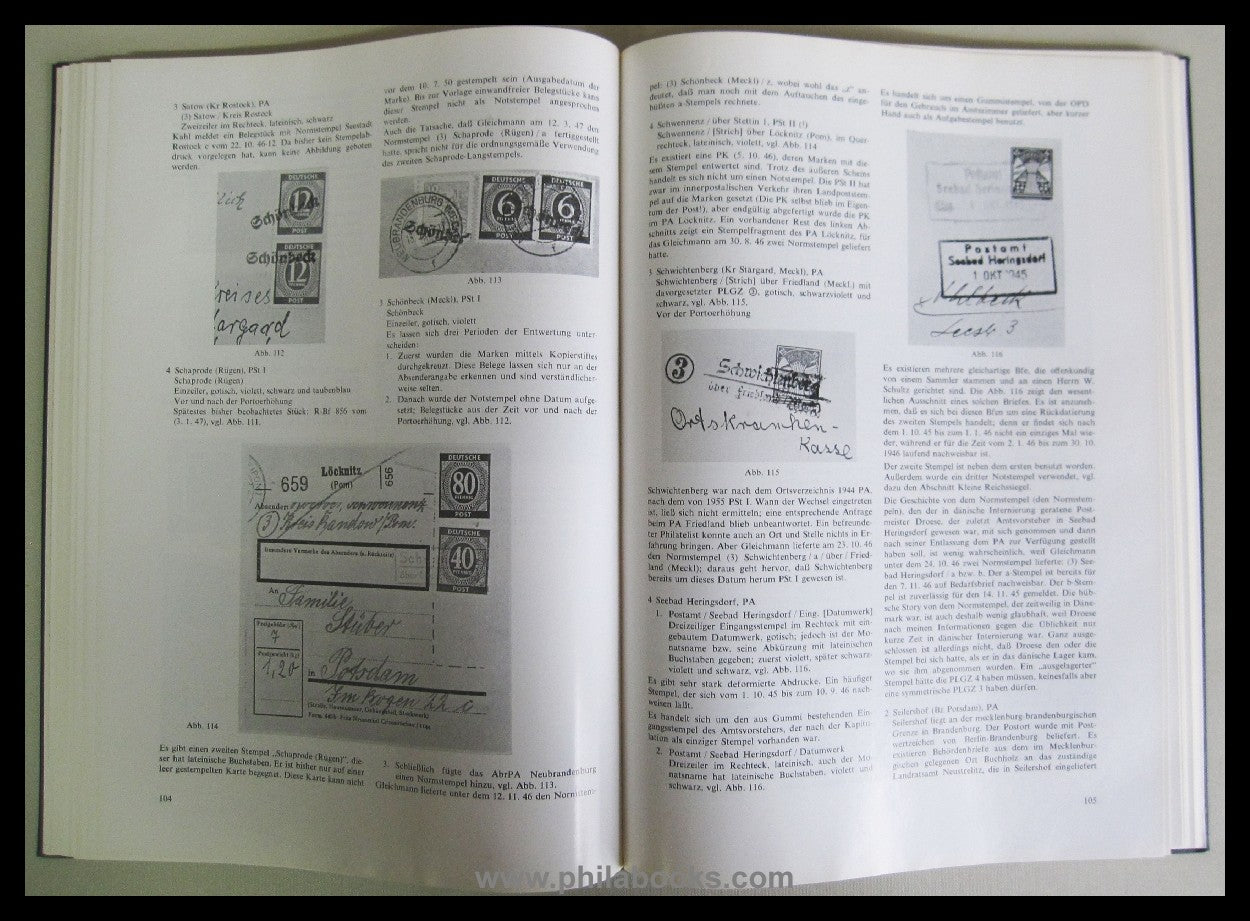 Büchner, H., Beiträge zur Postgeschichte Mecklenburg-Vorpommerns,  ...
