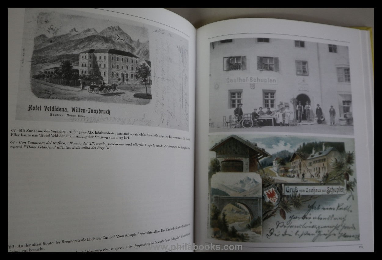 Dal Negro/Rungg, Postgasthöfe und Stationen an der Brennerstraße,  ...