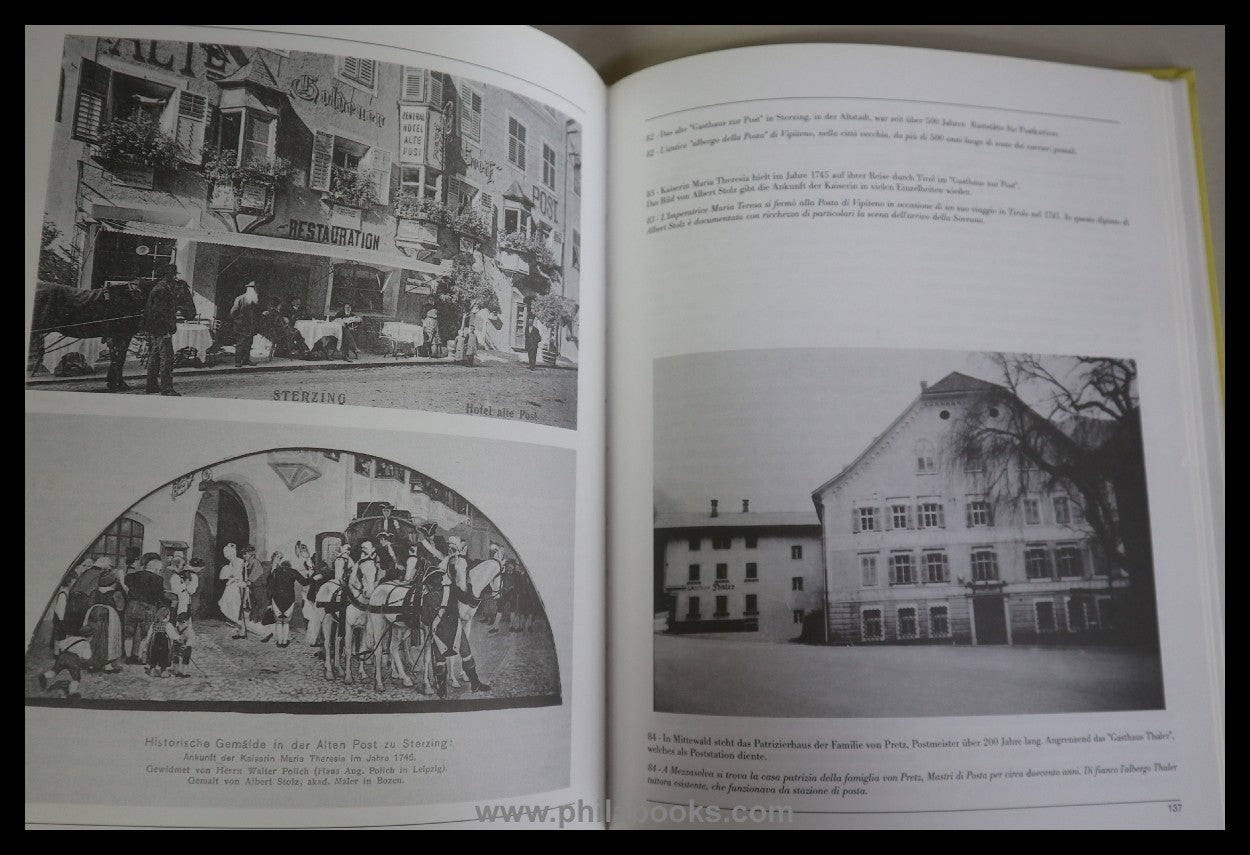 Dal Negro/Rungg, Postgasthöfe und Stationen an der Brennerstraße,  ...
