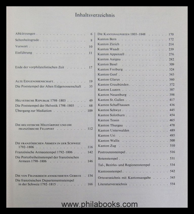 Winkler, J.J., Handbuch der Schweizer Vorphilatelie 1695-1850, das ...