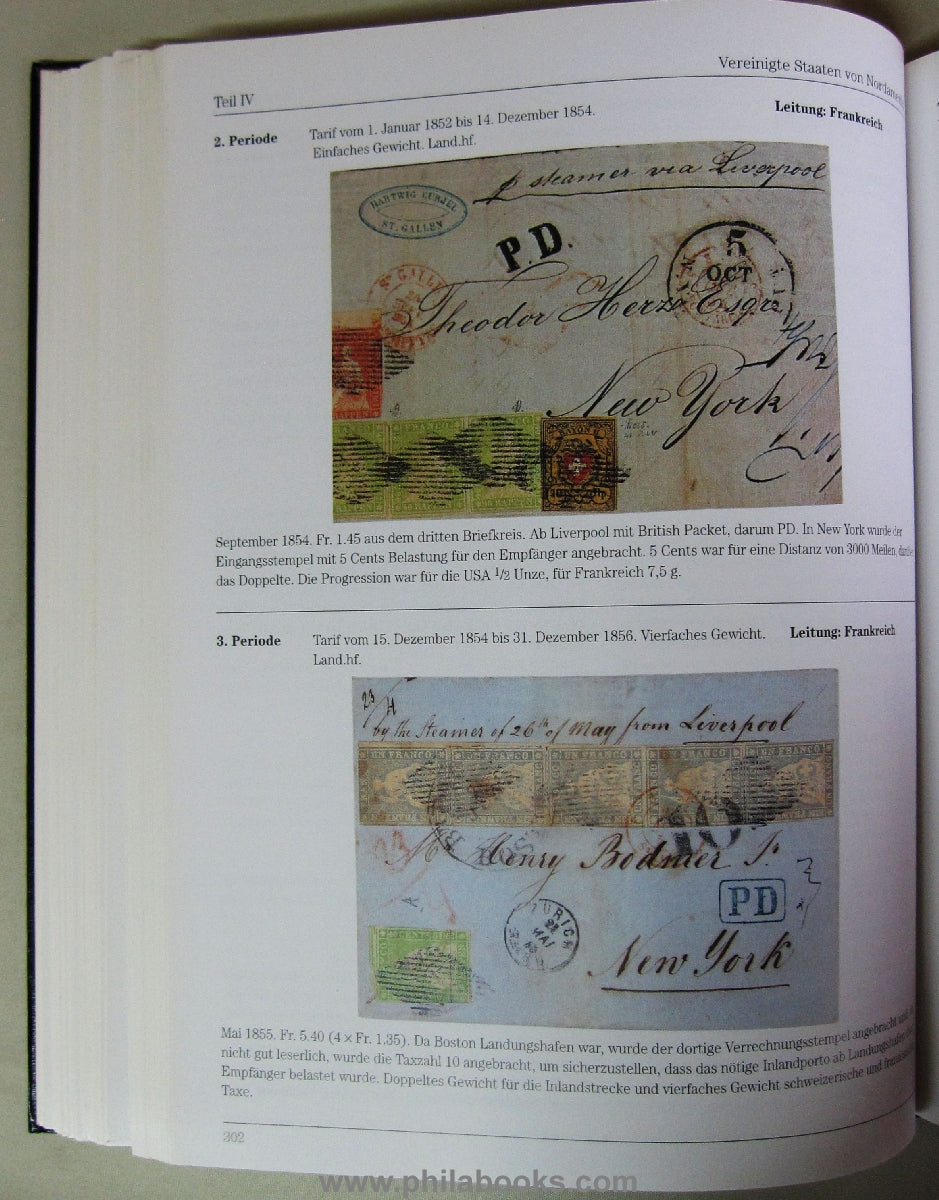 Schäfer (Richard), The postal service between Switzerland and foreign countries 1459-1907...