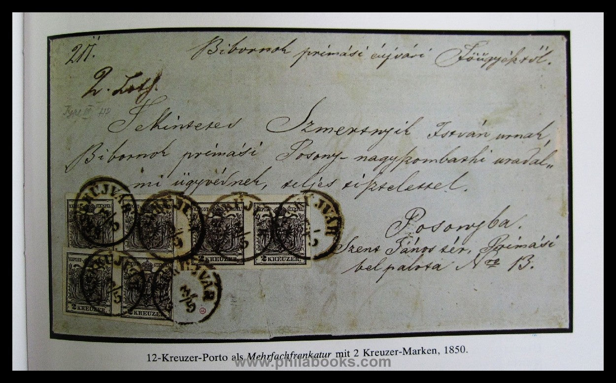 Jerger, Dr. A., Monographie der Frankaturen 1850-1867, Allgemeine  ...