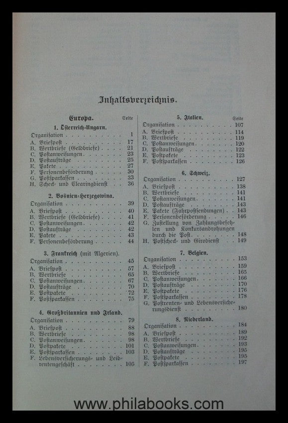 Sieblist, O., The Post Office Abroad, A Presentation of the Post Office ...