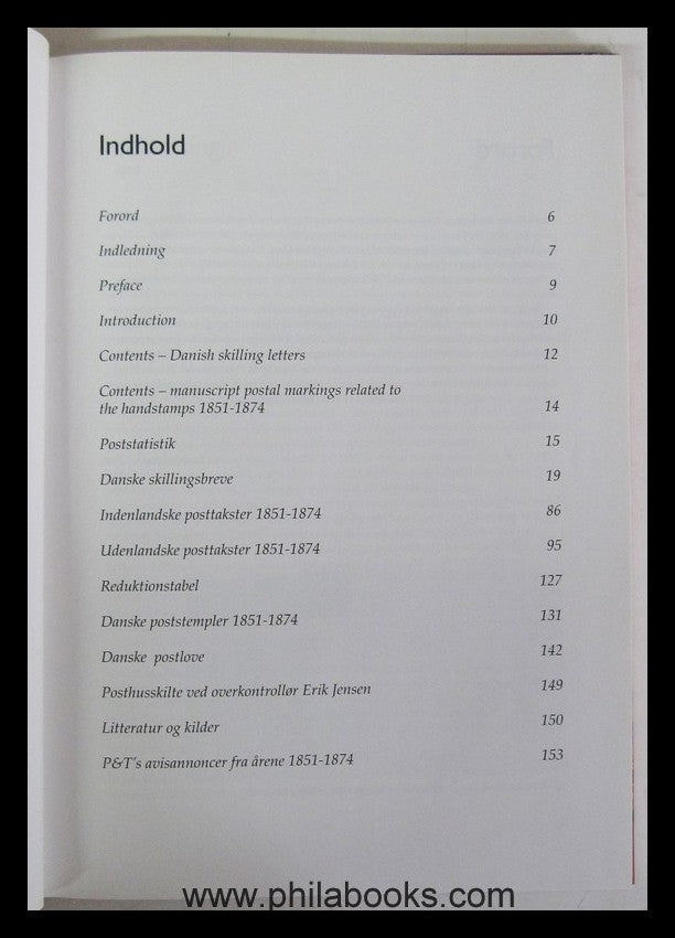 Jacobsen, O.S., Bogen om danske skillingsbreve 1851-1874, 1995, Ha ...