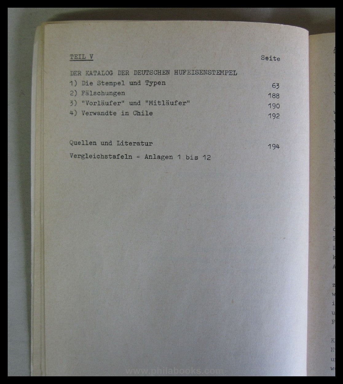 Spalink, Fr., Die Deutschen Hufeisenstempel, 2. überarbeitete Aufl ...