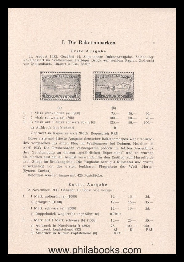 Heyd, G., The rocket mail its development and first attempts, Vo...