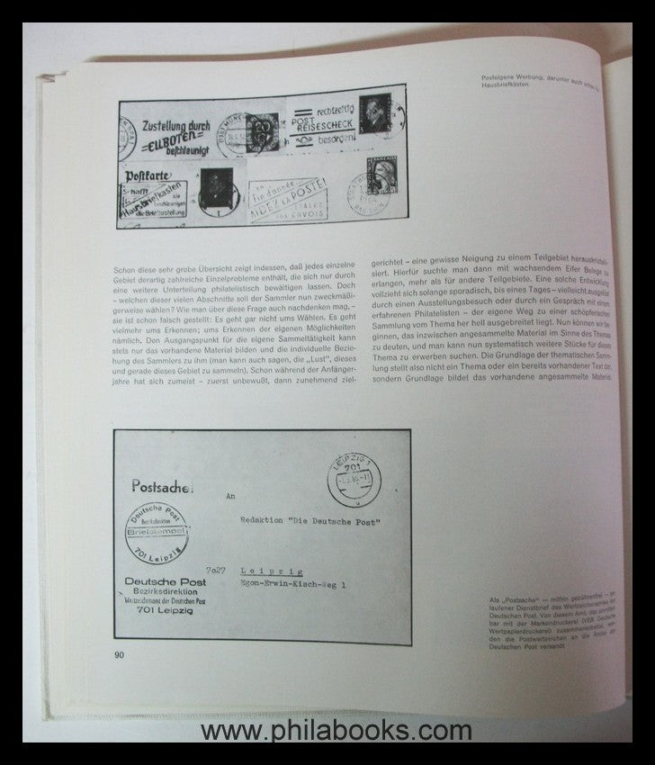 Hille (Horst),  Moderne Philatelie, 1968, mit zahlreichen Abb. von ...