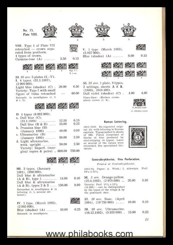 King-Farlow, R., Catalogue of The Postage Stamps of Norway, 1948,  ...