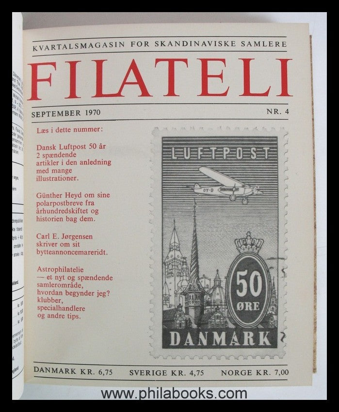 Filateli, Kvartalsmagasin for Skandinaviske Samlere, Ballerup, DK, ...