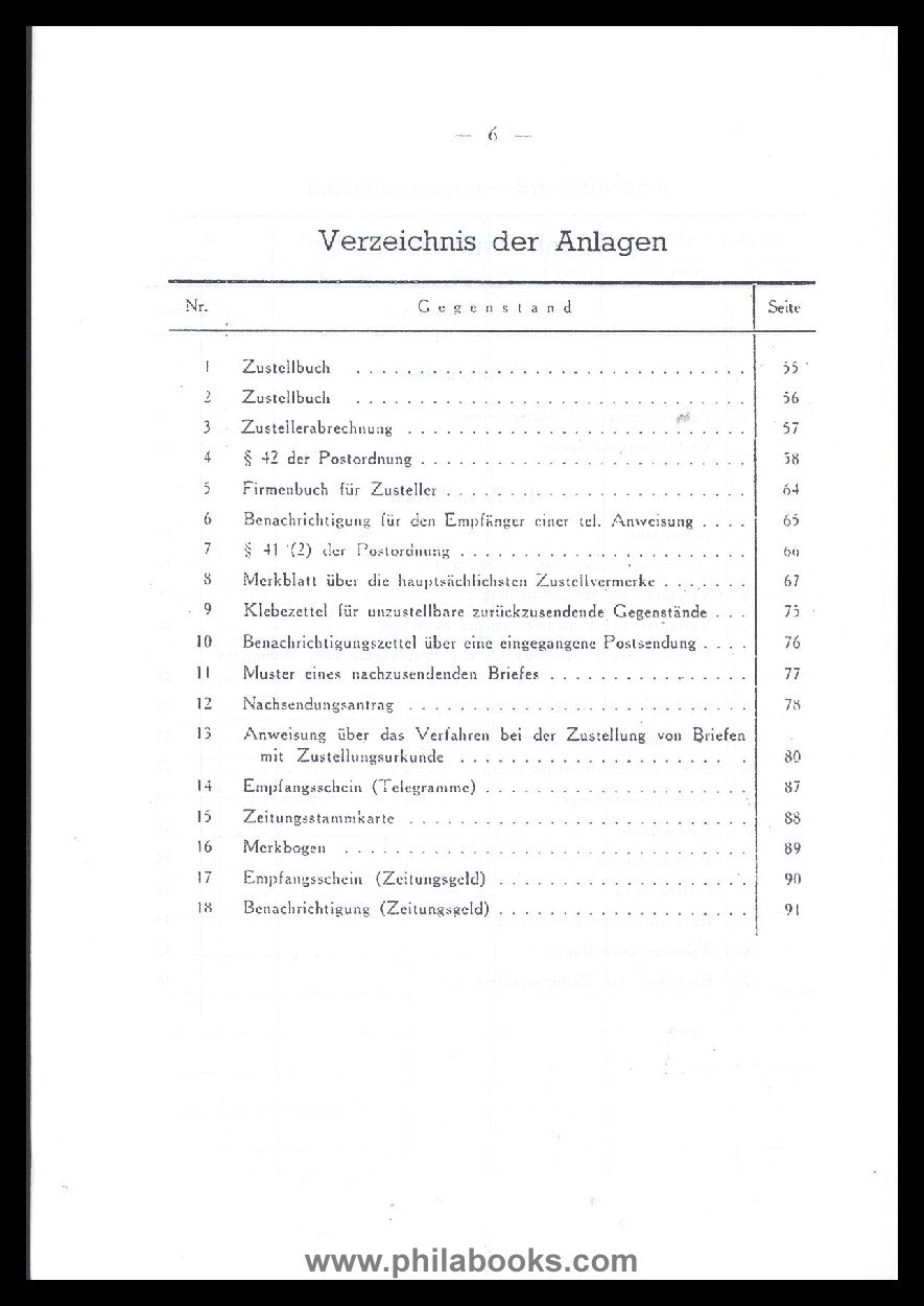 Generalgouvernement 1939 - 1945, Dienstbehelf der Deutschen Post O ...