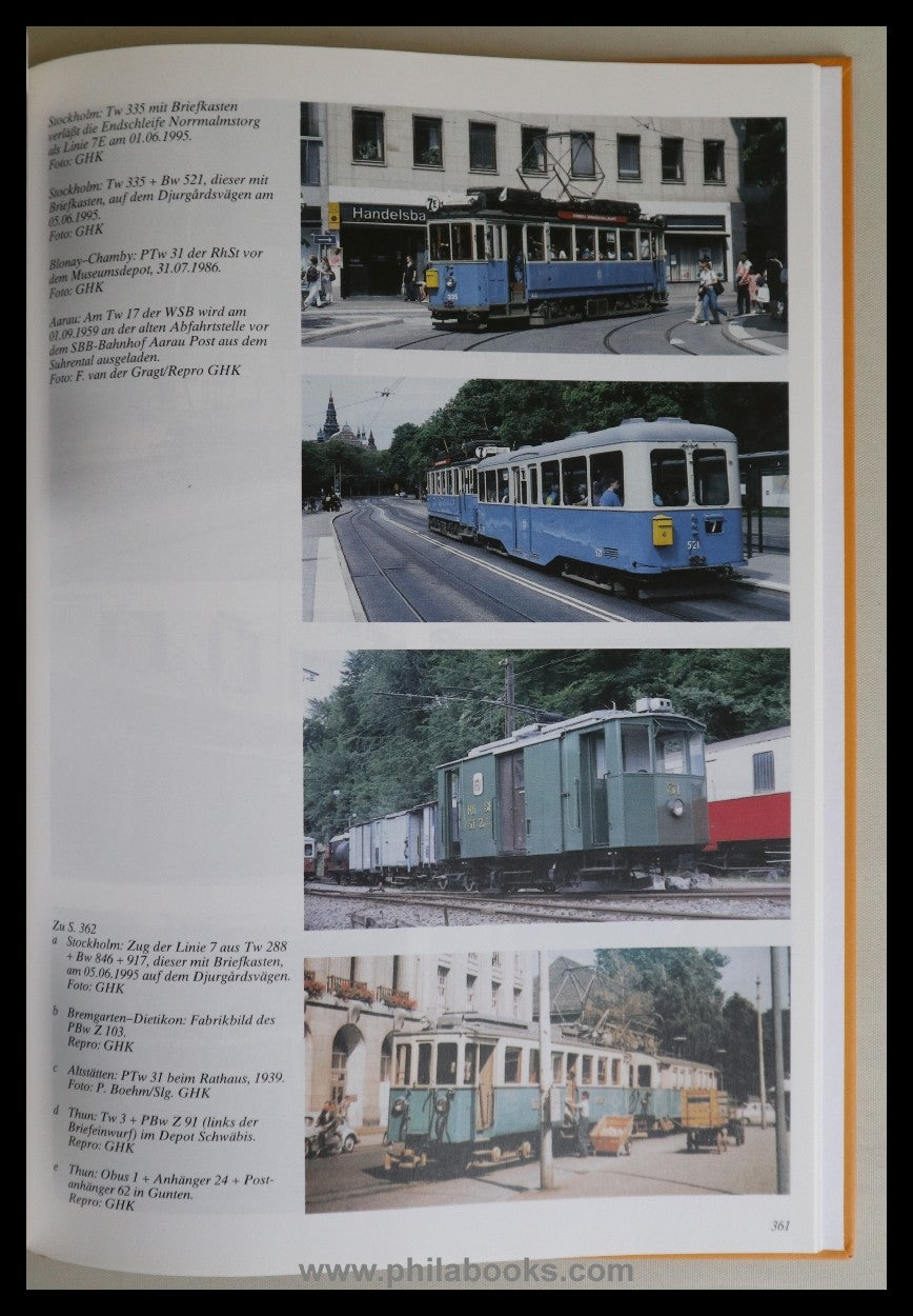 Köhler, G.H., Post und Tram, Postbeförderungen mit Straßenbahnen i ...