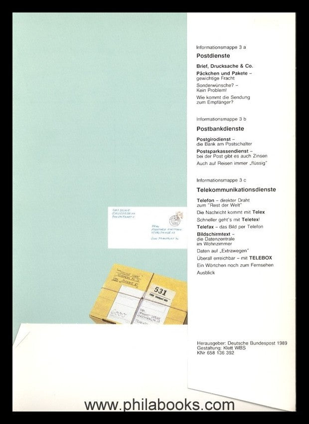 Deutsche Bundespost (Hrsg.), Post und Schule, Informationsmappe 3, ...