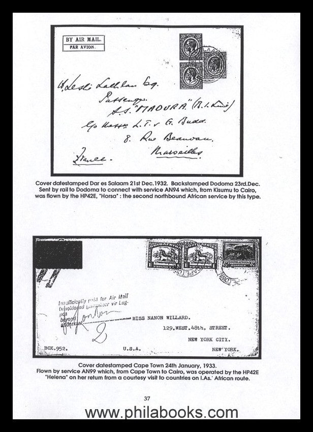 Wingent, P., Movements of Aircraft on Imperial Airways, African Ro...