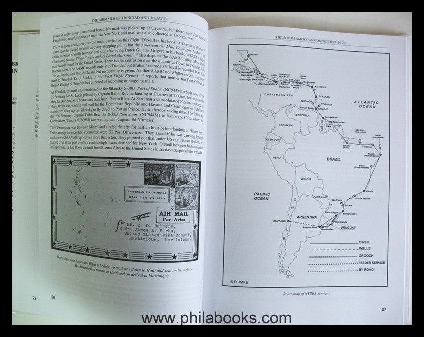 Wike, R.G., Airmails of Trinidad and Tobago, 1999, Luftposthandbuc ...