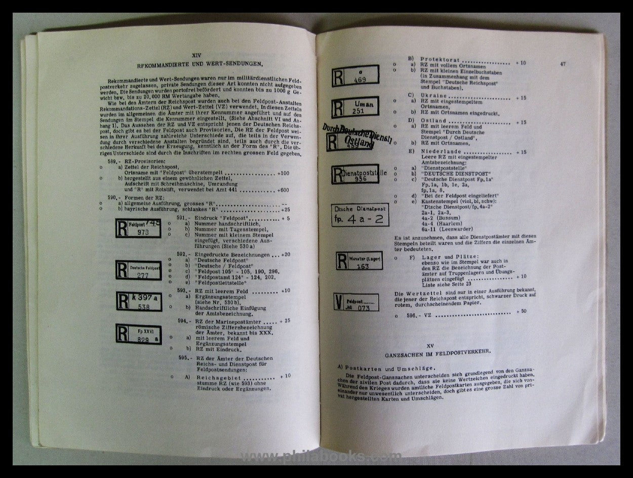 Clement, A., Small Handbook of the German Field Post 13th Century - 191 ...