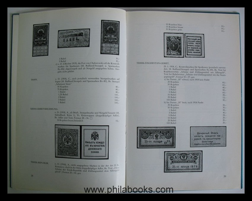 Pick, A., Briefmarkengeld, 1970, 66 S. mit 115 s/w und 6 farbigen  ...