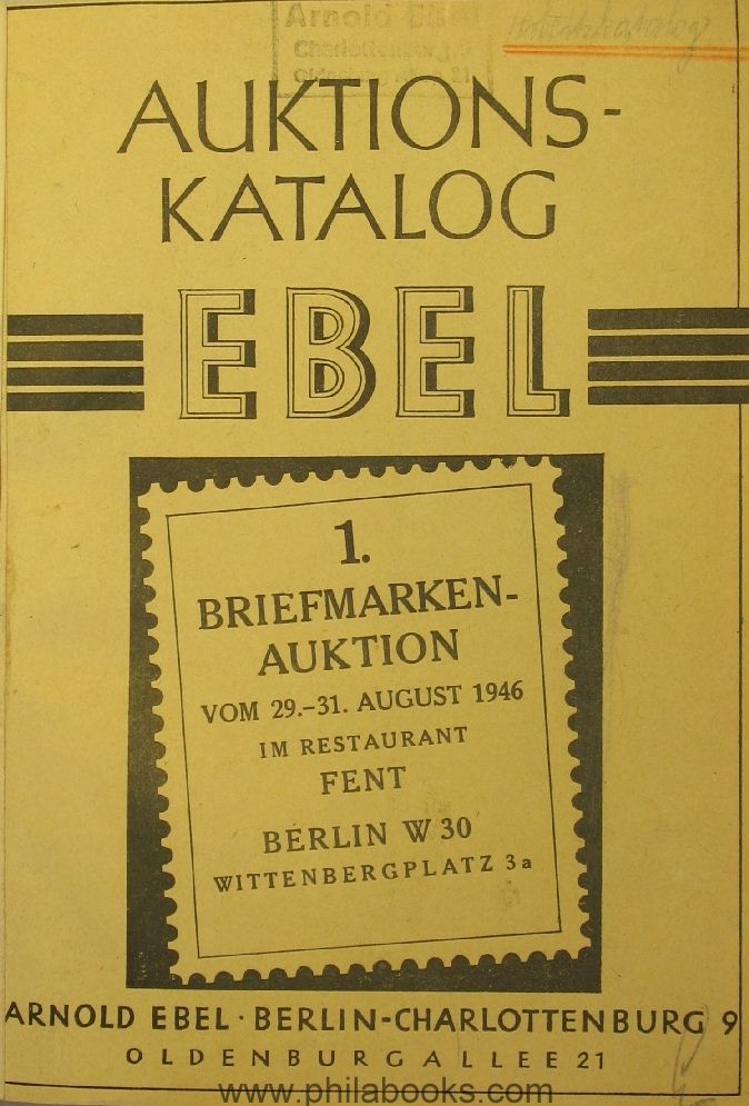 Ebel, Auktion 001-005, 1946/1947