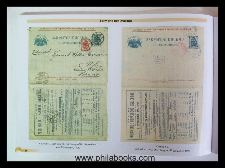Ryss, A., Postal History of Russian Empire, Charity Letters Bearin ...