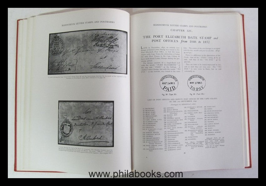 Jurgens, A.A., The Handstruck Letter Stamps of the Cape of Good Ho ...