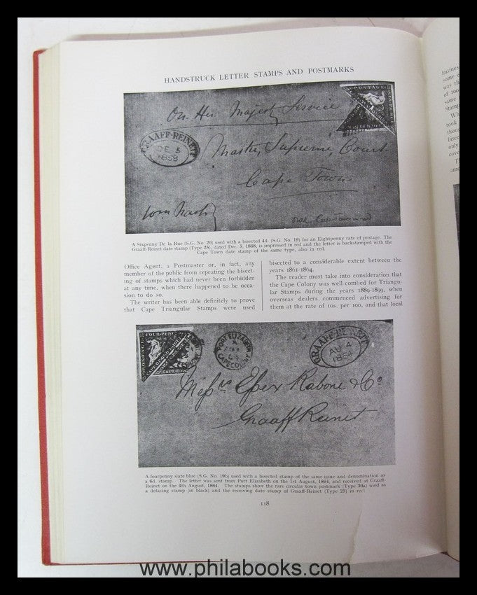Jurgens, A.A., The Handstruck Letter Stamps of the Cape of Good Ho ...