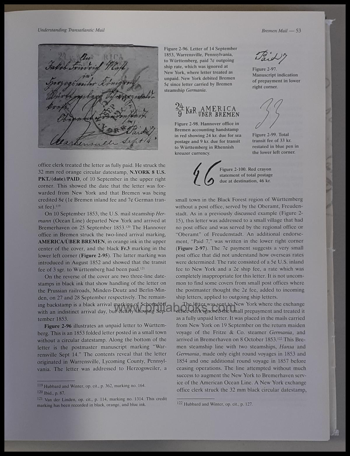 Winter, RF, Understanding Transatlantic Mail, Volume I, 2006, b ...