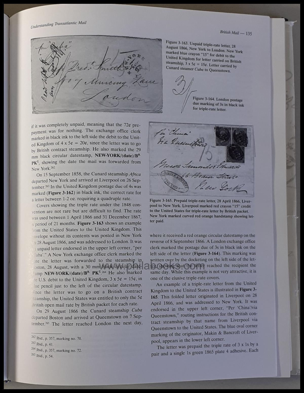 Winter, RF, Understanding Transatlantic Mail, Volume I, 2006, b ...