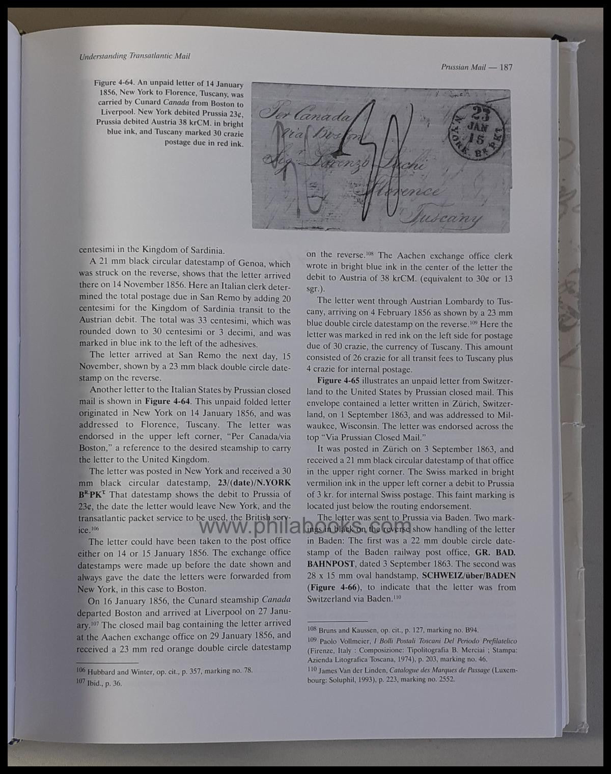 Winter, RF, Understanding Transatlantic Mail, Volume I, 2006, b ...