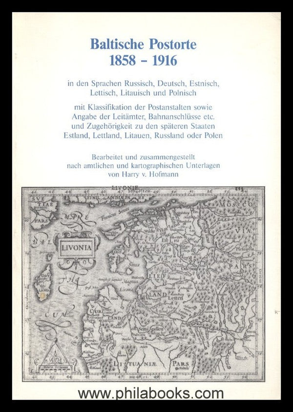 Buchtitel_Hofmann_BAltische_Postorte_1986