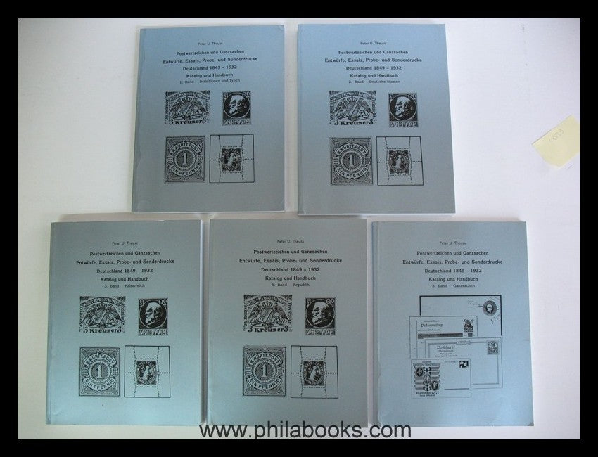 Theuss, Peter U., Postage stamps and postal stationery. Designs, essays ...