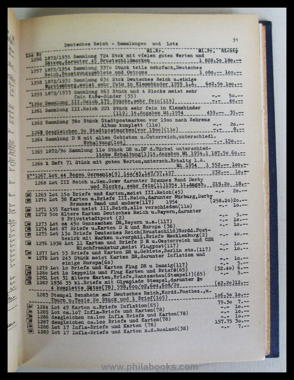 Dornhöfer, Auction 015, 1955