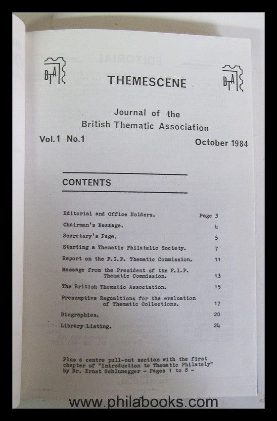 Themescene, Motiv-Sammler-Vereinigung (GB) Vol.:1-15 komplett in 8 ...