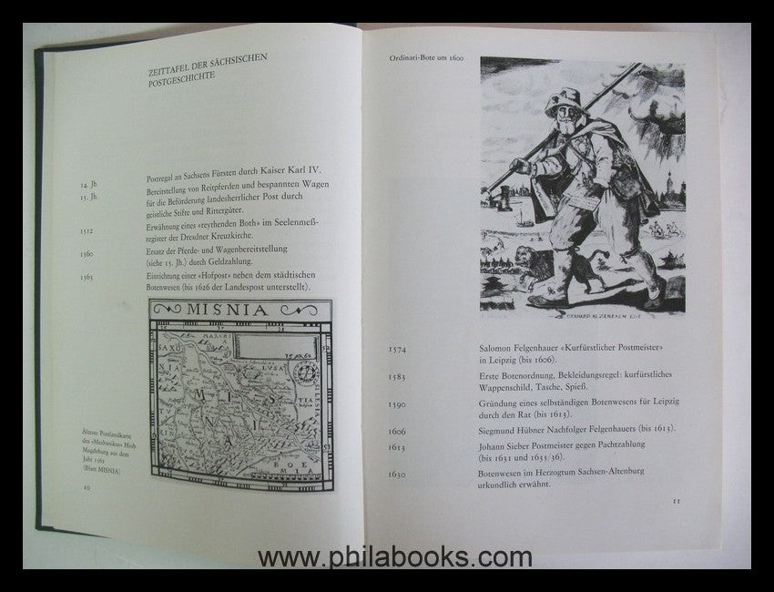 Milde/Schmidt, The old Sachsenpost, 1973, magnificent standard w...
