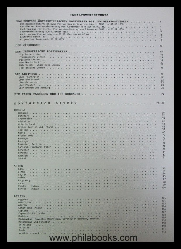 Zangerle, Dr. K., Handbuch der Auslandstaxen der süddeutschen Post ...