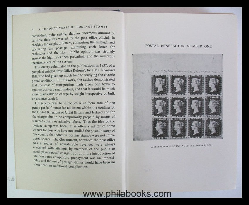 Hamilton, Patrick, A Hundred Years of Postage Stamps, 1939, 300 pp. ...