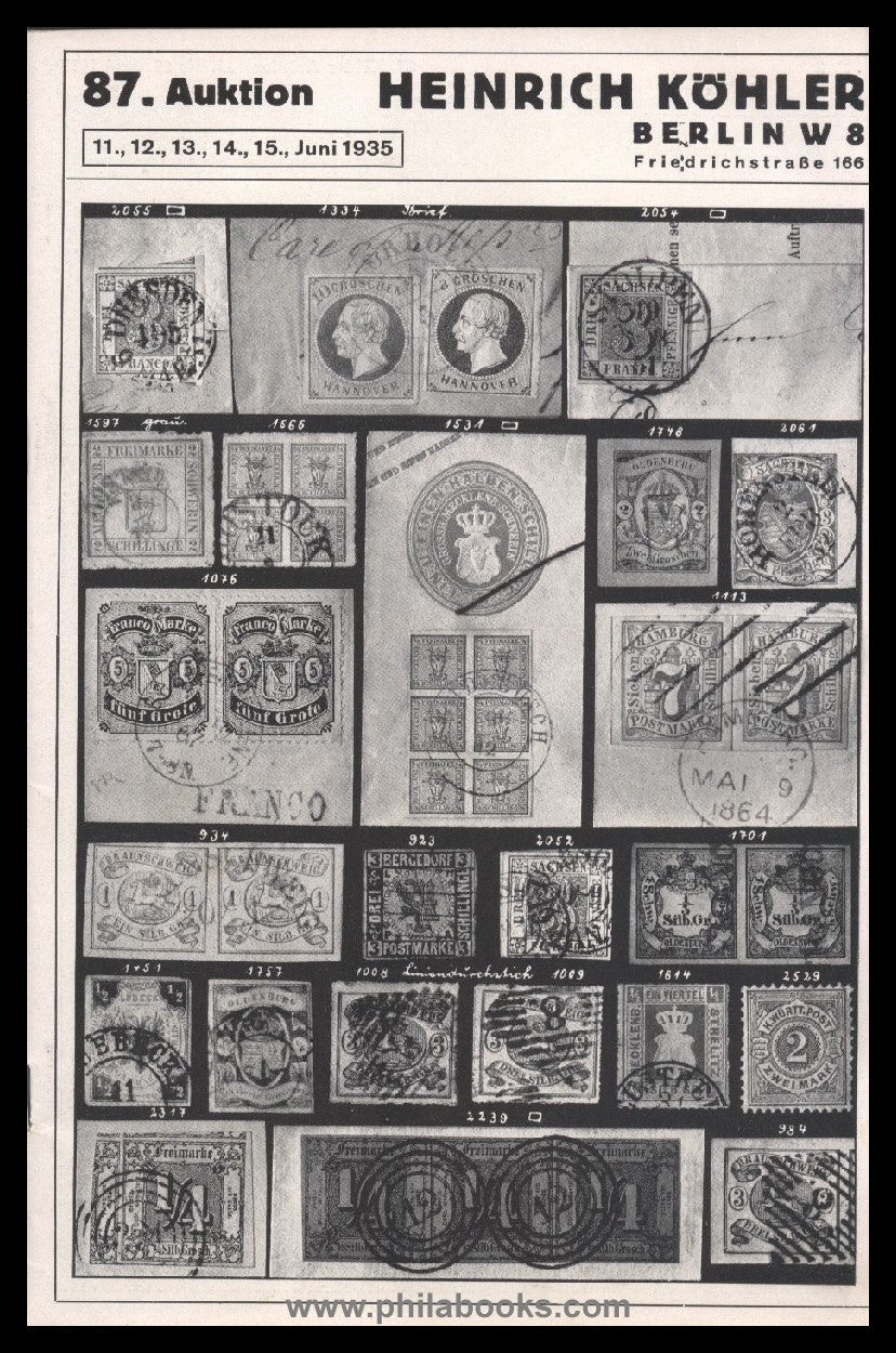 HeinrichKöhler, Auktion 087, 1935-06