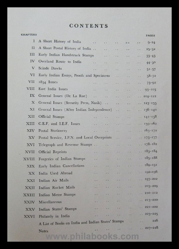 Cooper, Jal: Stamps of India, Second Edition, Bombay, 1951, 228 pp. ...
