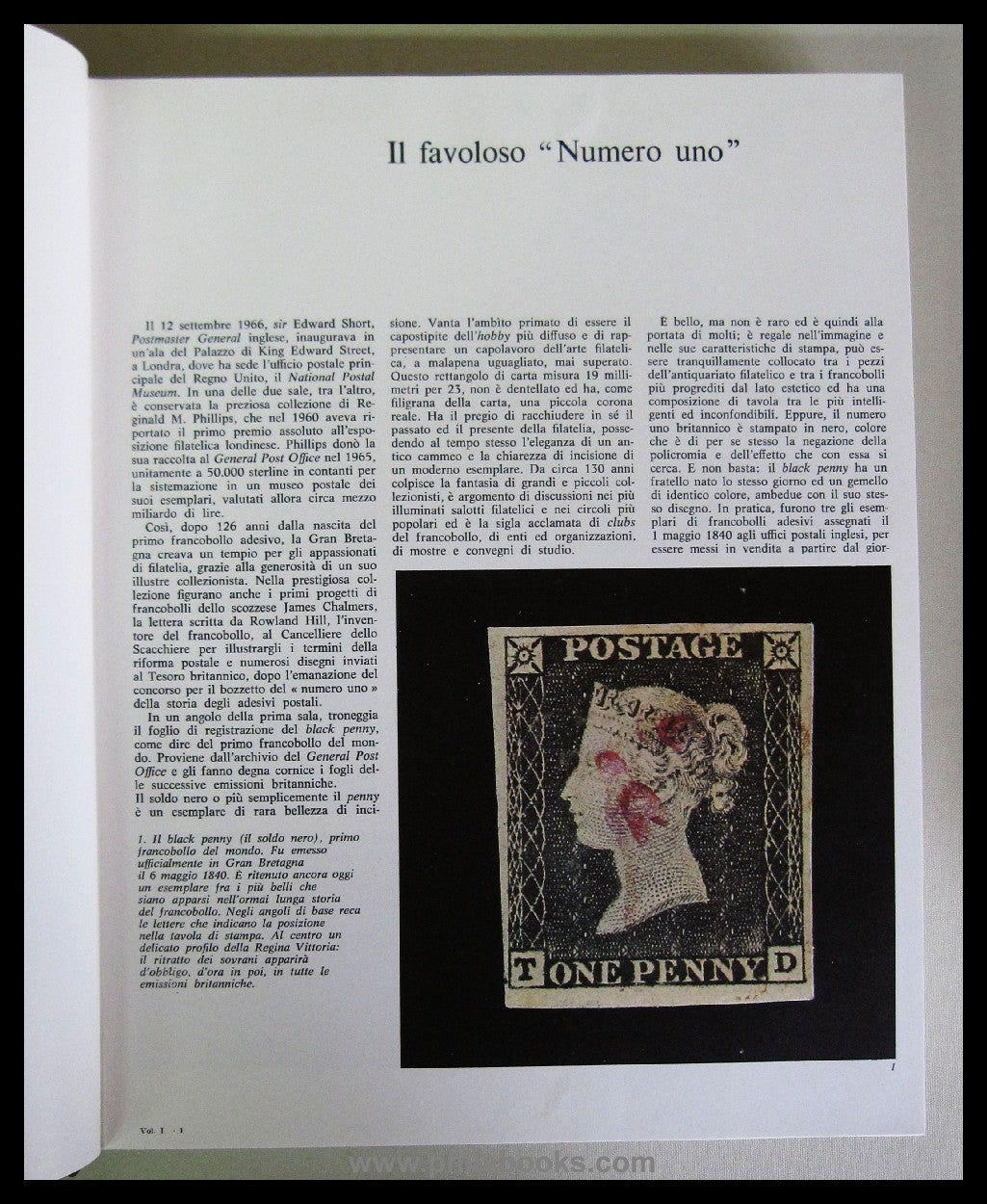 Apollonio, Fulvio: Enciclopedia dei francobolli, 1968, 2 large format ...