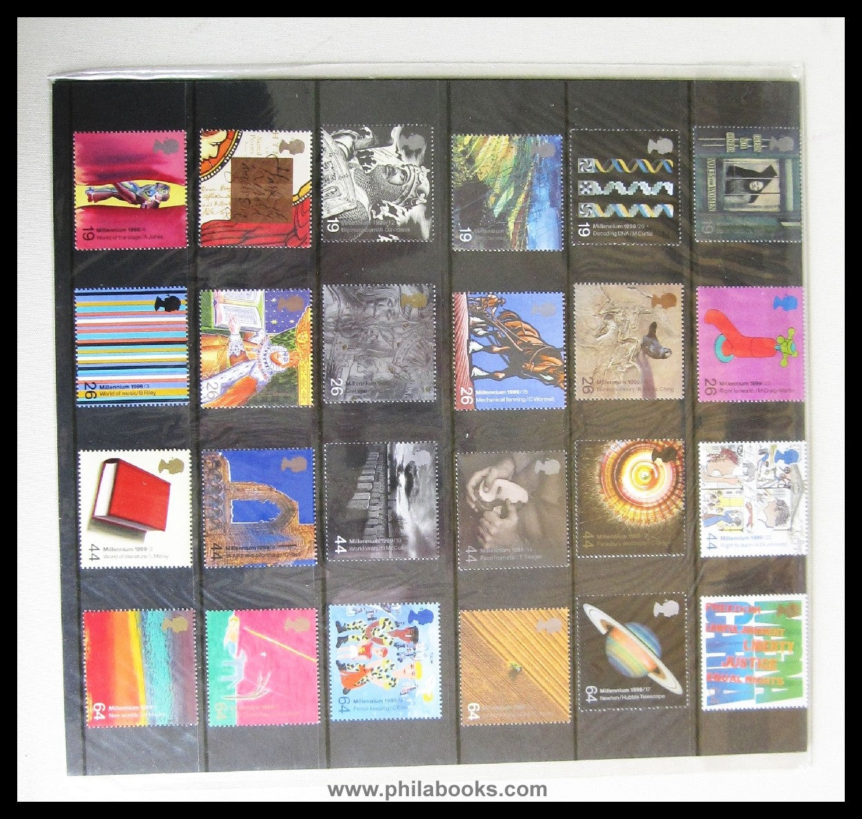 Royal Mail Millenium Stamps 1999, The Stories behind the Stamps, J ...
