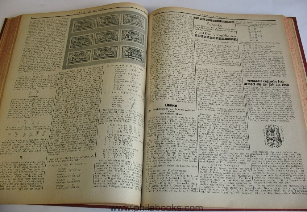 Collector's Week, German Stamp Newspaper, 7th year, issues...